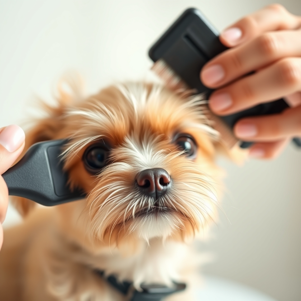 Pet sendo cuidado com carinho